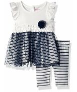 Nannette 2 Piece Empire Tunic and Leggings Outfit Size 12 Mths Multicolor - $13.66 CAD