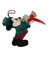Disney Mickey&#39;s Season of Song Bugle Player Christmas Tree Soft Ornament... - $135.44 MXN
