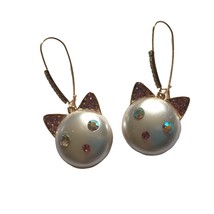 Betsey Johnson &quot;Kitty&quot; Earrings - £17.99 GBP