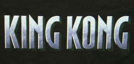 New King Kong Movie Name Logo Promotional T-Shirt Size XL, NEW UNWORN - $11.65