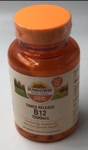 LOT(2) SUNDOWN NON-GMO TIMED RELEASE B12 1500 MCG  VEG 60 Tablets EXP 4/24 - $17.04