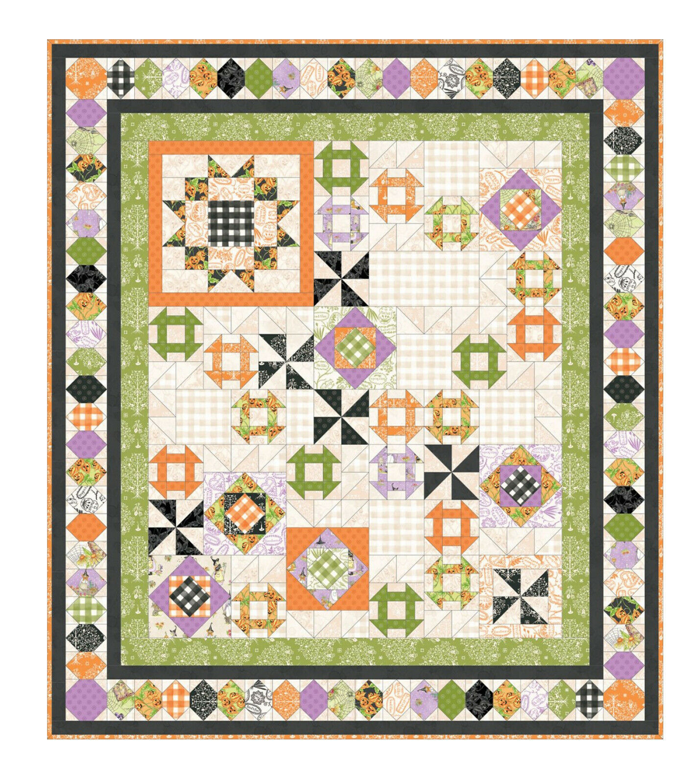 Spellcaster's Garden Quilt Kit 66 1/2 in x 72 1/2in - $173.66