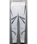 ALO Yoga Reflective Legging Women&#39;s XS White Nylon Skinny Elastic Waist ... - $18.49