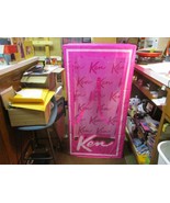 Pink Portable Barbie/Ken Large 50&quot; Tall Portable Dress/Storage/Display - $49.49