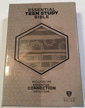 HCSB Essential Teen Study Bible Aztec Leathertouch Christian Youth &amp; Teen NEW - £8.22 GBP