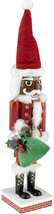 Clever Creations African American Santa 14 Inch Traditional Wooden Nutcracker, F - £29.33 GBP