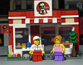 Building Toy KFC Fast Food restaurant kentucky fried chicken Store City set Mini - £29.17 GBP