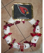 arizona cardinals nfl wreath handmade - €21,86 EUR
