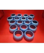 Napkin Rings Set Of 17, Silk Blue, 2 X 1&quot; - €25,60 EUR