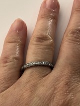 Genuine Sterling Silver Pandora Sparkle &amp; Hearts Ring Size 6 190963CZ - $69.95