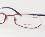 Vintage YOU'S Eyeworks 229 43 Violet Unique Rare Lunettes 50-19-134mm - $95.85