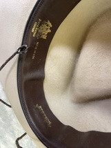 Stetson cowboy hat Dune 5X Gun Club Beaver fur felt Silverbelly size 7 3/8  image 3