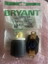 72130NP Bryant industrial HD Twist Lock blade plug, 30A &amp; Hubbell Recept... - €25,68 EUR