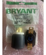 72130NP Bryant HD Twist Lock blade plug, 30A &amp; Hubbell Receptacle NEMA L... - $461.28 MXN