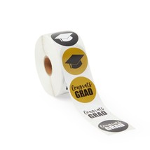 1000X Graduation Stickers Labels For Invitations, Party Favor, 1.5 Inch ... - £19.17 GBP