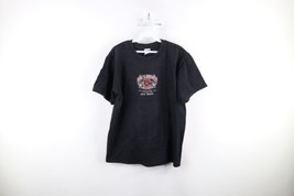 Vtg Streetwear Mens M Faded Hogs Breath Saloon Fire Flames Motorcycle T-Shirt - £39.52 GBP