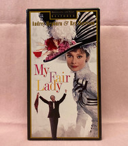 VHS My Fair Lady movie 2 tape set Audrey Hepburn Rex Harrison musical - £2.39 GBP