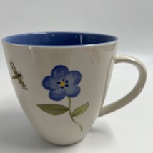 Pfaltzgraff Perennials Petals Indivdual CoffeeTea Mug Blue Floral Butter... - £6.18 GBP