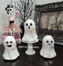 Sweet Treats Halloween MIN ISprinkle Ghosts Figurines Tier Tray Decor 3pc - $39.99