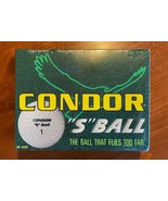 Condor “S” Ball One Dozen 12 Golf Balls NEW IN BOX Vintage 1994 - £11.08 GBP