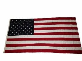 5x9.5 Embroidered Sewn USA American Cotton 5&#39;x9.5&#39; Flag Casket Burial Br... - $135.37 CAD
