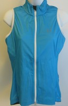 Velocio Women&#39;s Wind Cycling Vest Cyan Turquoise Blue Size M NWT Minor D... - £113.53 GBP