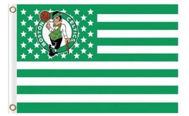 Boston Celtics Basketball Sport Flag 3X5Ft Polyester Banner USA Digital ... - £12.56 GBP