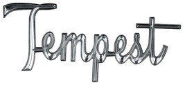 Tempest Quarter Panel Fender Script Emblem For 1966 Pontiac Tempest USA ... - £35.82 GBP