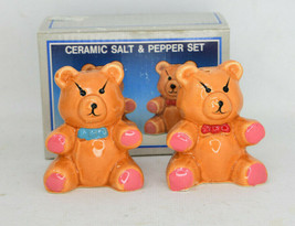 Ceramic Teddy Bears Salt And Pepper Shakers  - $9.95