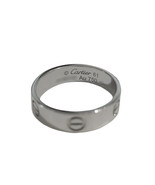 Cartier White Gold LOVE Ring Band, 61 size - $1,400.00