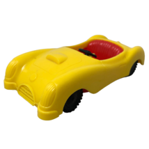 VTG Little Liddle Kiddle Yellow Convertible Car Red Interior - £50.48 GBP