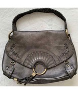 NWT Cole Haan Grey Metallic Melanie Suede Bag - $160.38 CAD