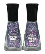 2X Sally Hansen INSTA-DRI NAIL COLOR POLISH - Color #366/423 Grape Shift... - €7,72 EUR