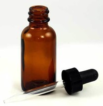 Amber Bottle with Dropper 1 oz - £14.04 GBP