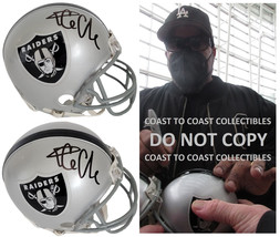 Ice Cube Signed Los Angeles Raiders Helmet Proof Autographed LA Oakland Vegas - £356.03 GBP