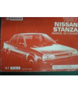 1987 NISSAN STANZA  OWNERS OPERATORS MANUAL - £20.29 GBP