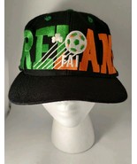 Vintage Adidas Ireland FAI Soccer Football Association Green Snapback Ha... - $26.72