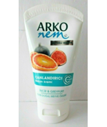 Lot 2 ARKO NEM Hand &amp; Face Cream Grapefruit &amp; Fig Revitalizing 2.5 oz - £2.33 GBP