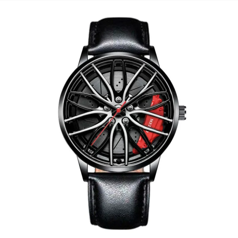 Luxury Man Wristwatch Business Steel Quartz Men Watch Round Watches Whee... - £13.81 GBP