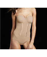 Maidenform Flexees Easy-up Convertible Firm Control Bodysuit | 38C Nude ... - £29.58 GBP