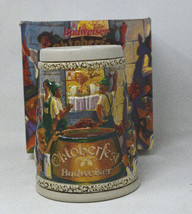 Budweiser Oktoberfest Beer Stein Mug Vintage 1996 - £10.35 GBP