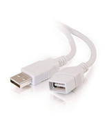 C2G 19003 1M USB 2.0 A MALE TO A FEMALE EXTENSION CABLE - WHITE (3.3FT) - $24.50