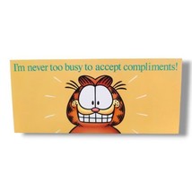 Vintage Garfield Poster 9&quot;x4&quot; Office Classroom Motivational Humor Jim Davis (f)  - £11.72 GBP