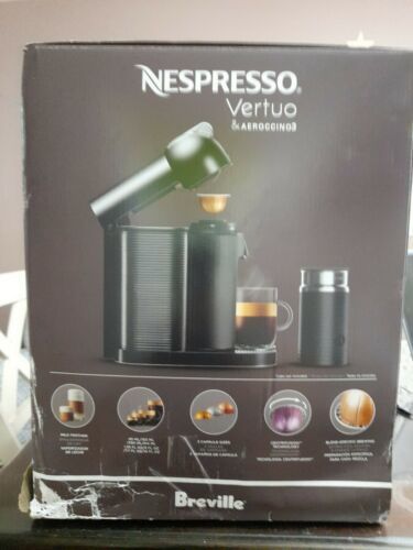 Nespresso Vertuo Coffee and Espresso Maker Breville & Aeroccino3....NEW!!! - $197.01