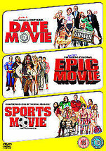 Date Movie/Epic Movie/Sports Movie DVD (2009) Alyson Hannigan, Seltzer (DIR) Pre - £14.95 GBP