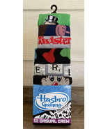 Hasbro Board Games Novelty Crew Socks Unisex OSFM Twister Sorry Monopoly... - $27.99