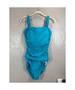 Bleu Rod Beattie Aqua One Piece Swimsuit Womens Size 14 D Cup NWT - $49.95