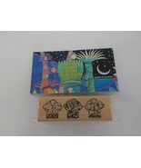 THE RUBBER STAMP PLANTATION 1 INCH STAMP THREE HAWAIIAN SHIRTS BEACH ALO... - $5.99