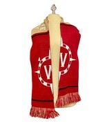 Willamette University Scarf Salem Oregon Red Gold College Alumni Fringe ... - $185.41 MXN