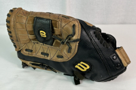 Wilson 13" Softball Glove, Closed Basket Web A360 Leather Index Finger Hole LHT - $19.75